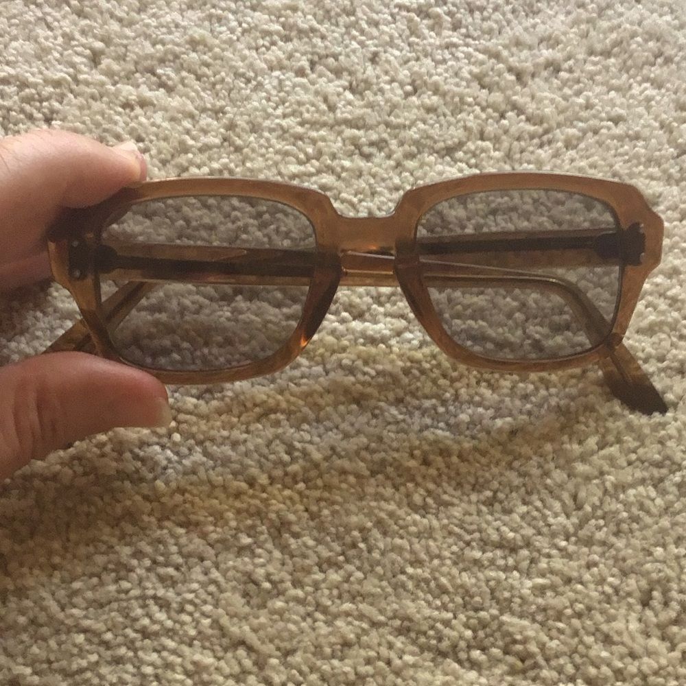 USS Halo Vintage War Issued Hornrimmed Eyeglasse Frames Halo 1960's Unisex - Picture 2 of 10